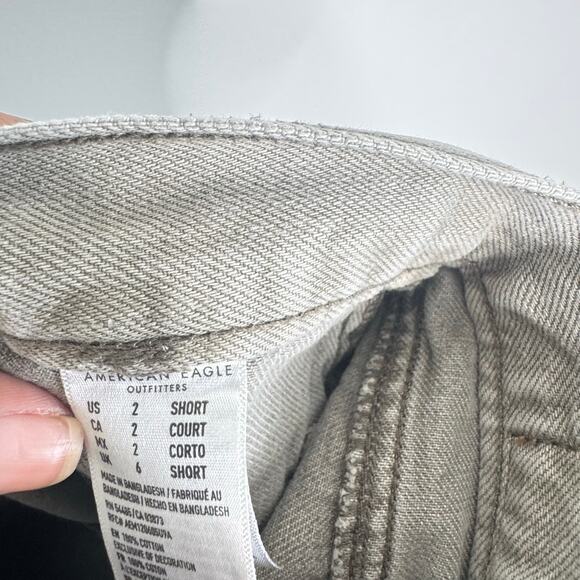 AMERICAN EAGLE | High Rise Wide Leg Crop Pants | 2s - Picture 6 of 6